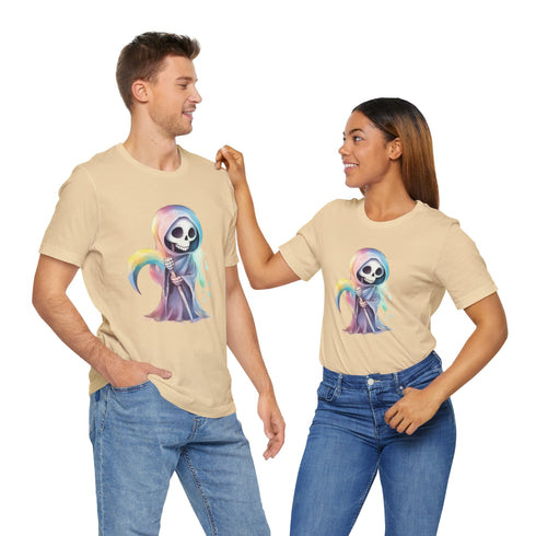 Cute Colorful Reaper - Short Sleeve Tee